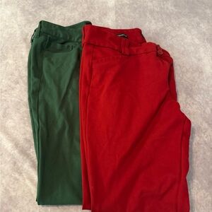 Torrid Red and Green Pant